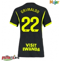 Camiseta Atletico Madrid Alejandro Grimaldo #22 Visitante Equipación para mujer 2026-27 manga corta
